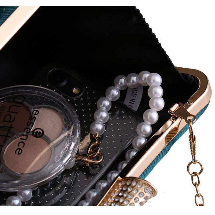 Clutch đi tiệc xanh cổ vịt