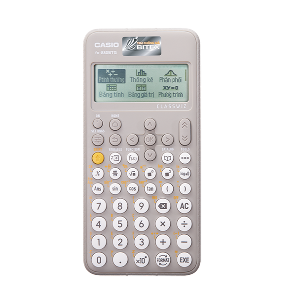 Máy tính Casio Fx-880BTG màu xám