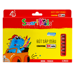 Sáp màu Dino 24 màu CR03 (24 màu/hộp)