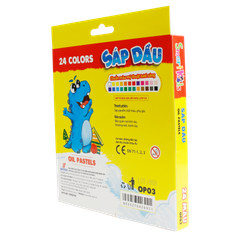 Sáp dầu Dino OP03 24 màu / hộp