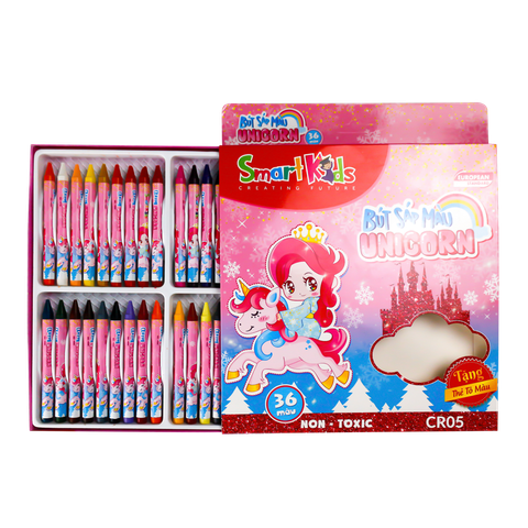 Sáp màu Gift Unicorn CR05 (36 màu/hộp)