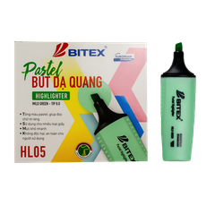 Bút dạ quang PASTEL Mực Xanh Lá HL05  (1 cây)