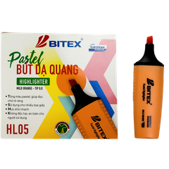 Bút dạ quang PASTEL Mực Cam HL05  (1 cây)