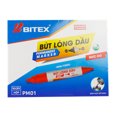 Bút lông dầu mực đỏ PM01