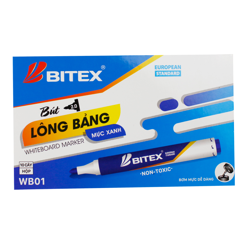 Bút lông bảng mực xanh WB01