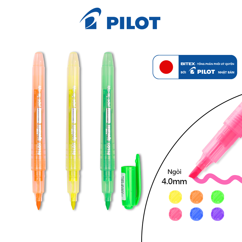 Bút dạ quang Spotliter Refillable màu tím SW-SLR-V