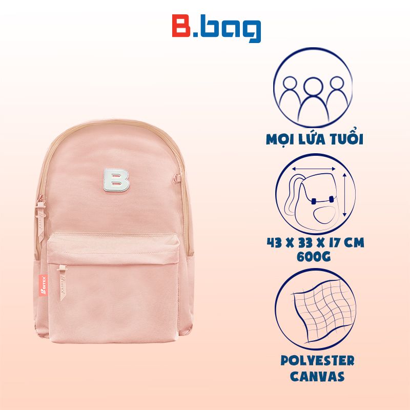 Ba lô Thời Trang Be Unique B-017 Hồng