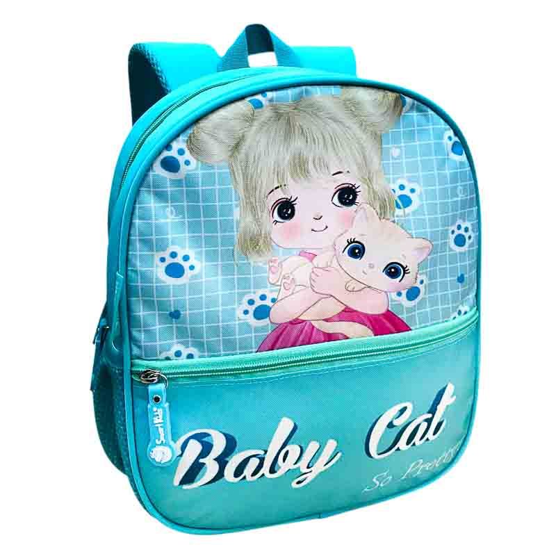 Ba lô mẫu giáo Toy Station-Baby Cat B-008 Xanh nhạt