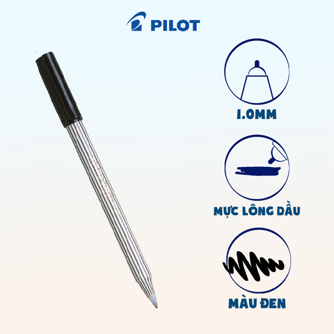 Bút ball liner mực đen BL-5M-B