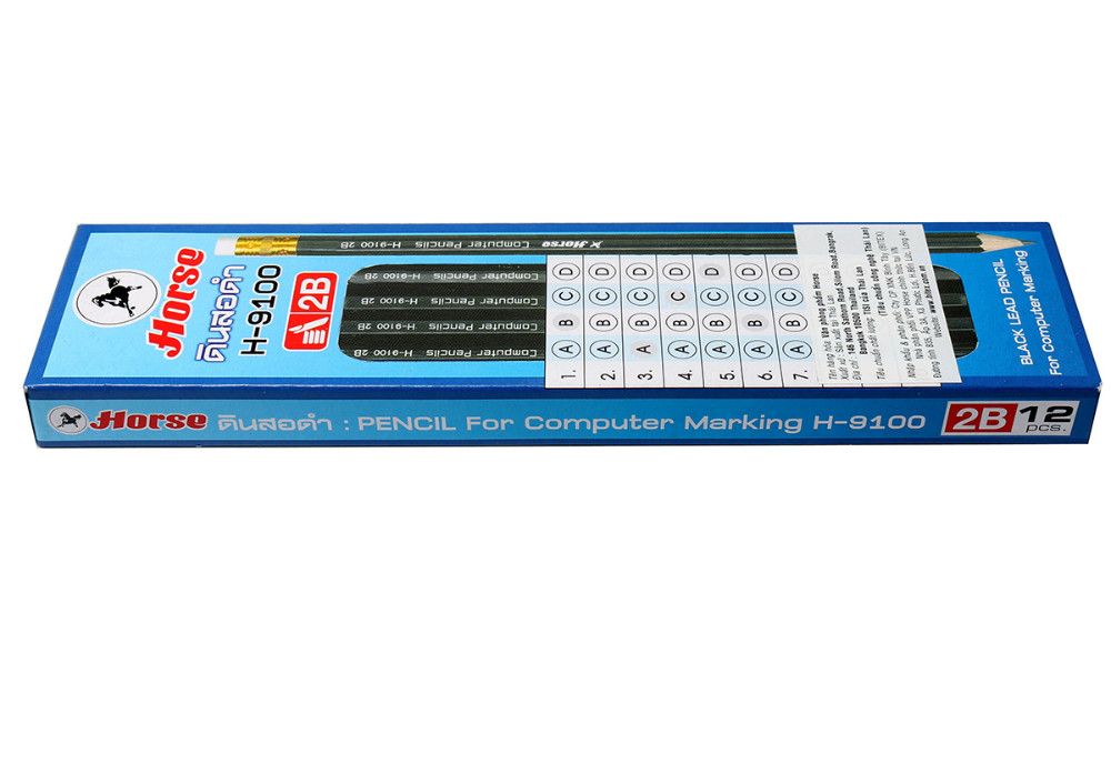 Hộp bút chì đen H-9100 2B (12 cây)