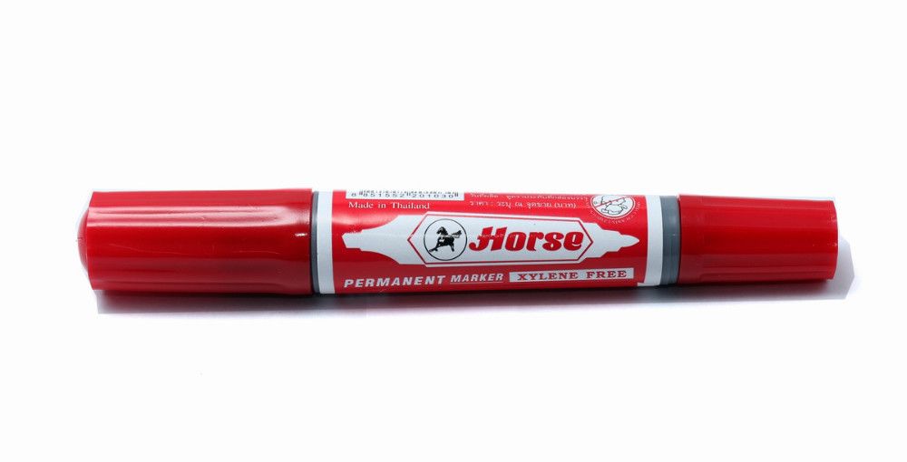 Bút lông dầu Horse 2 đầu đỏ