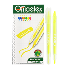 Bút dạ quang mực vàng OT-HL002YL (12 cây/hộp)
