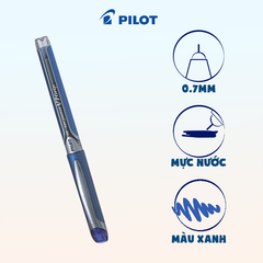 Bút mực nước Hi-tech V7 Grip mực xanh BXGPN-V7-L