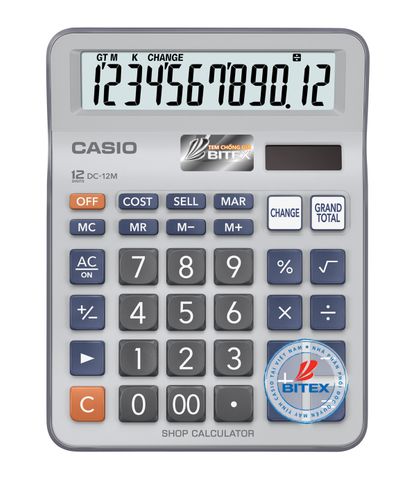 Máy tính Casio DC-12M