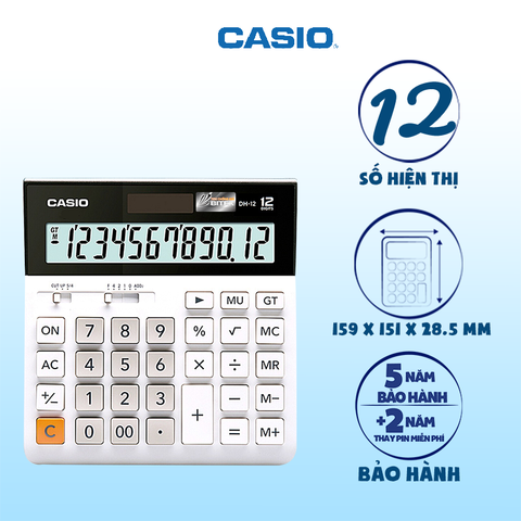 Máy Tính Casio DH-12