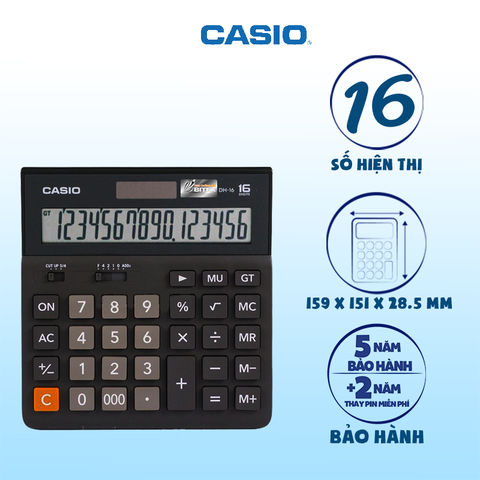 Máy Tính Casio DH-16