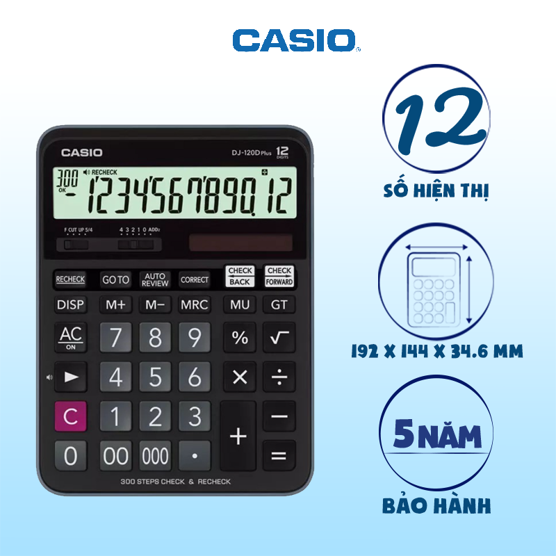 Máy tính Casio DJ-120D Plus