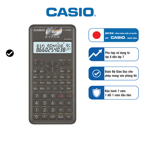 Máy tính Casio fx-500MS NEW
