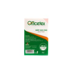 Giấy ghi chú Officetex 3 x 2 màu hồng