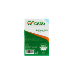 Giấy ghi chú Officetex 3 x 2 màu xanh dương