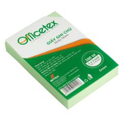 Giấy ghi chú Officetex 3 x 2 màu xanh lá