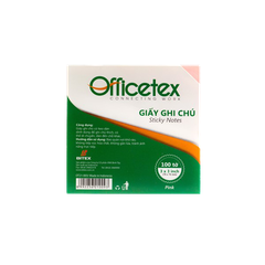 Giấy ghi chú Officetex 3 x 3 màu hồng