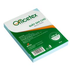 Giấy ghi chú Officetex 3 x 4 màu xanh dương