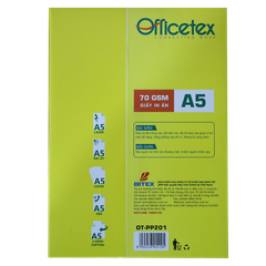 Giấy in ấn A5 OT-PP201 (1 RAM)