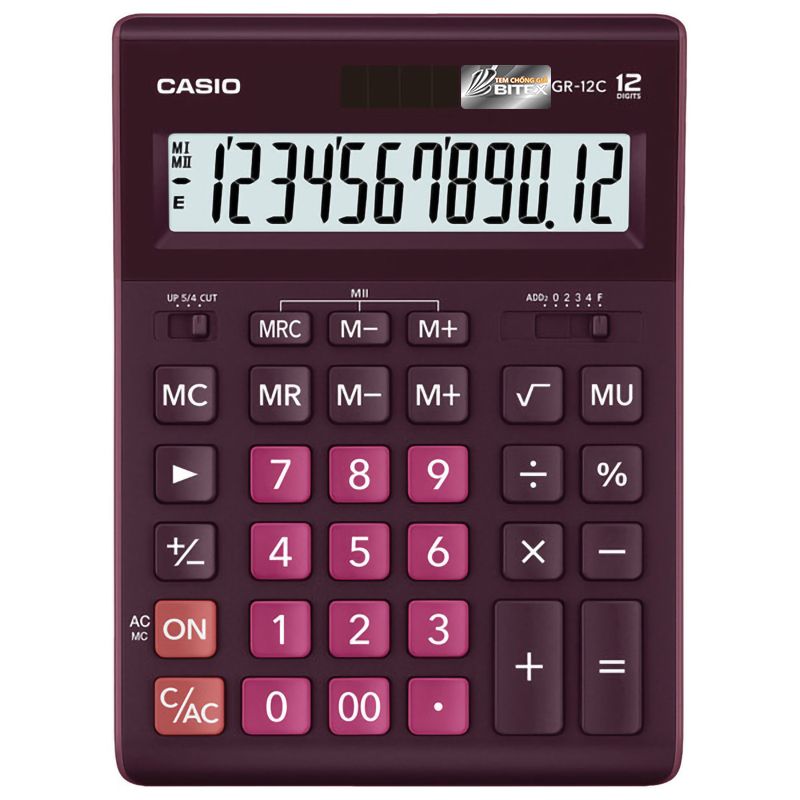 MÁY TÍNH CASIO GR-12C-WR