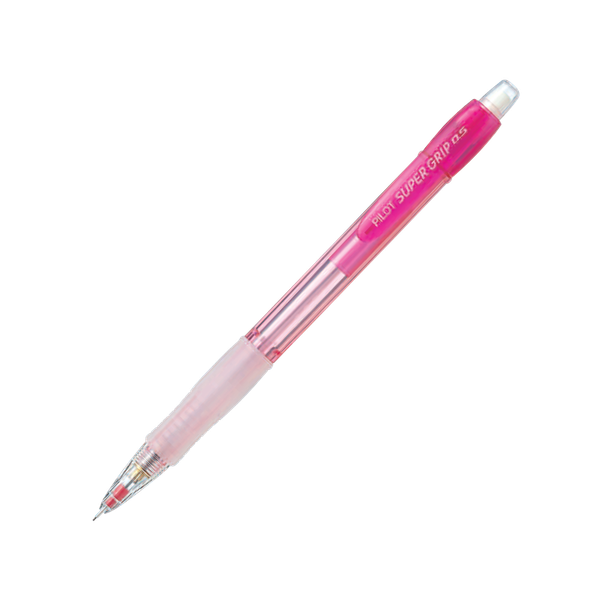 Bút chì bấm Super Grip Neon (Thân đỏ) H-185N-R-2B