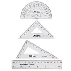 Bộ thước kẻ OT-RL2001 (4 cái/túi)