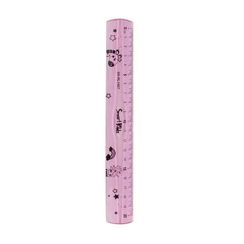 Thước dẻo 20 cm màu hồng SK-RL1007