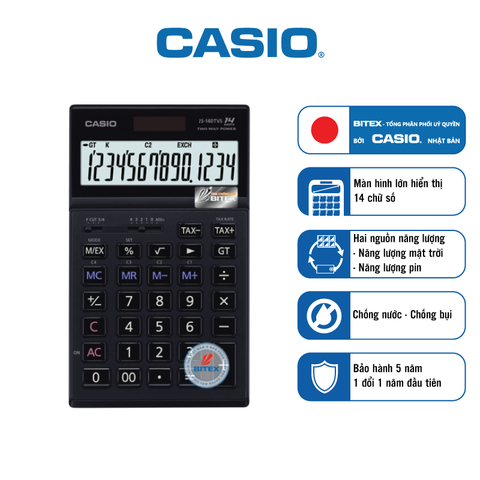 Máy tính Casio JS-140TVS Hiệu Suất Cao