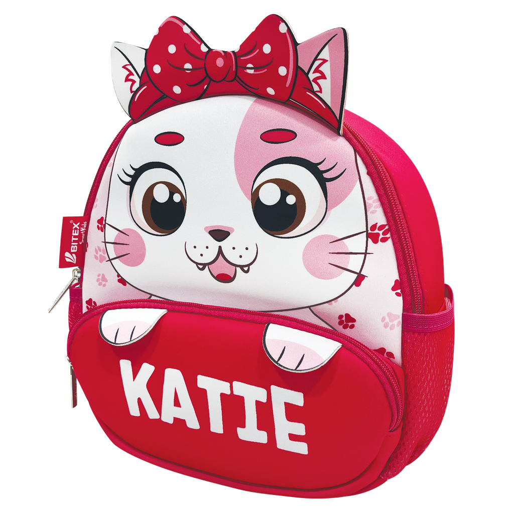 Ba lô mẫu giáo Cute Pets-Katie B-046 Hồng đậm