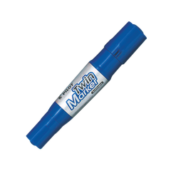 Bút lông dầu Twin Marker mực xanh MFN-15FB-L-BG