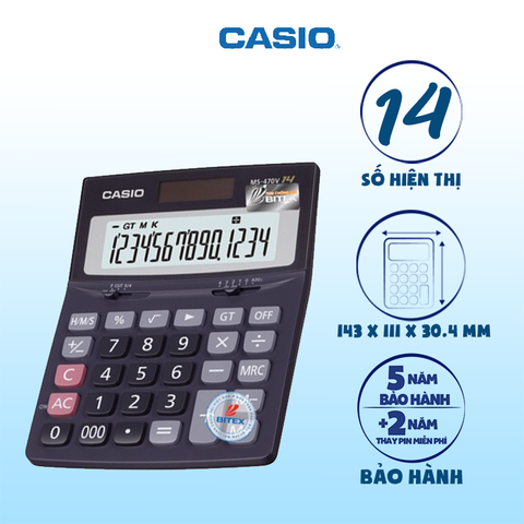 Máy tính Casio MS-470V