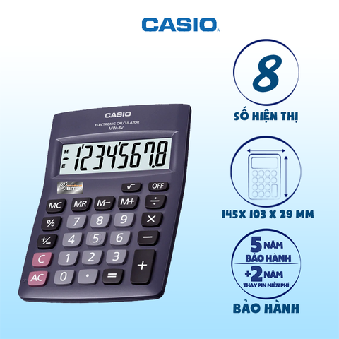 Máy tính Casio MW-8V