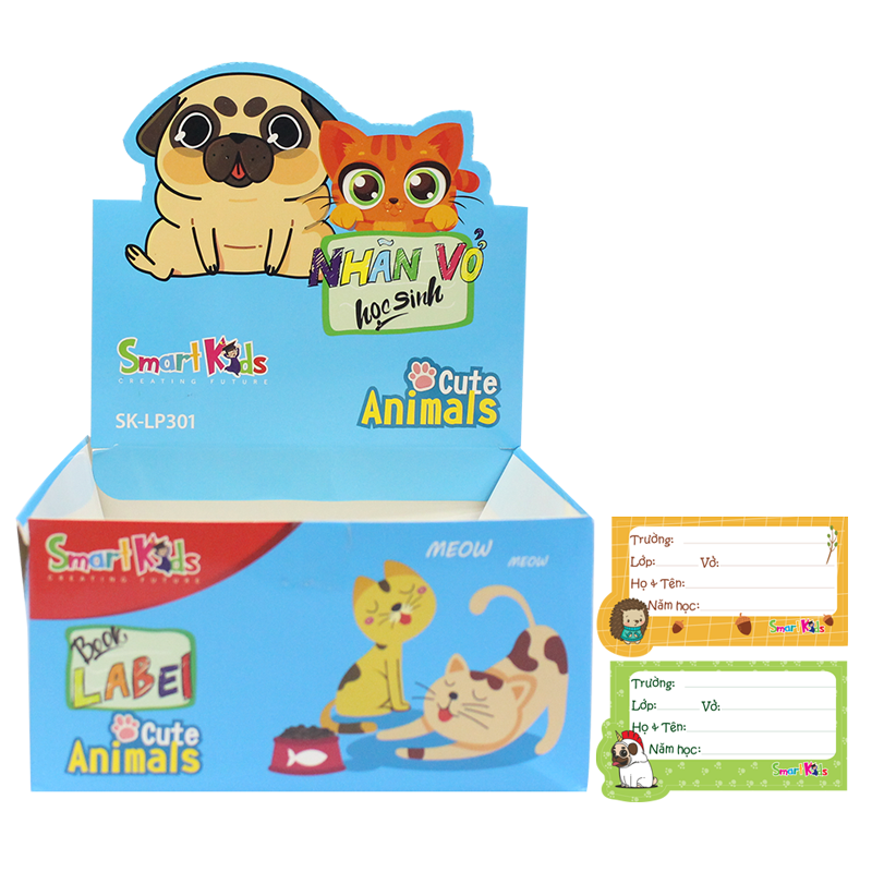 Nhãn vở CUTE ANIMALS SK-LP301