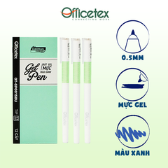 Bút gel mực xanh OT-GP015BU (6 cây)