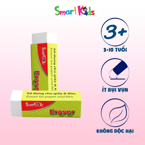 Gôm tẩy trắng Smartkids SK-ER010WT (32 CỤC/HỘP)