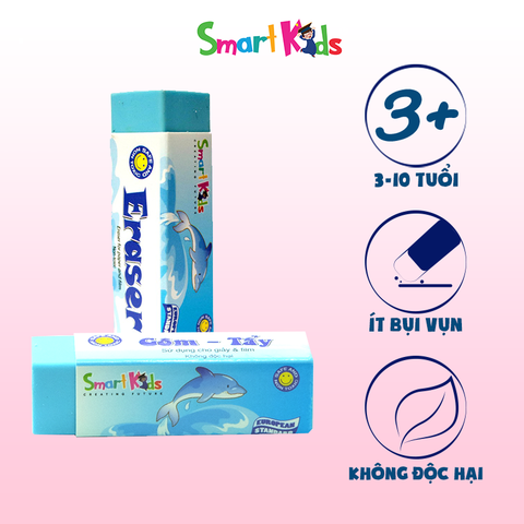 Gôm tẩy xanh dương Smartkids SK-ER010BU (32 CỤC/HỘP)