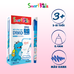 Bút lông kim Dino mực tím / xanh (0.4mm) FL03