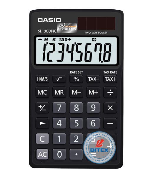 Máy tính Casio SL-300NC đen