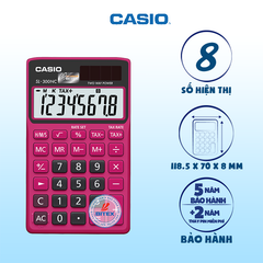 Máy tính Casio SL-300NC hồng đen