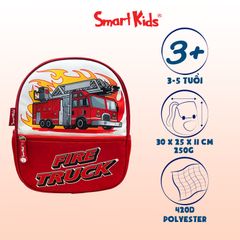 Ba lô mẫu giáo Toy Station-Fire Truck B-006 Đỏ
