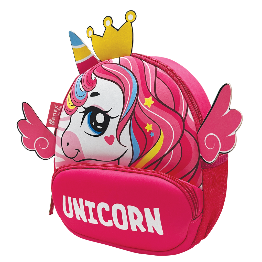 Ba lô Mẫu giáo Cute Pets-Unicorn B-019 Hồng nhạt