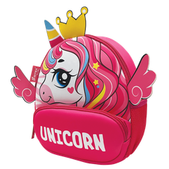 Ba lô Mẫu giáo Cute Pets-Unicorn B-019 Hồng nhạt