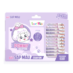 Sáp màu Pommy 24 màu/CR15 (24 màu/hộp)