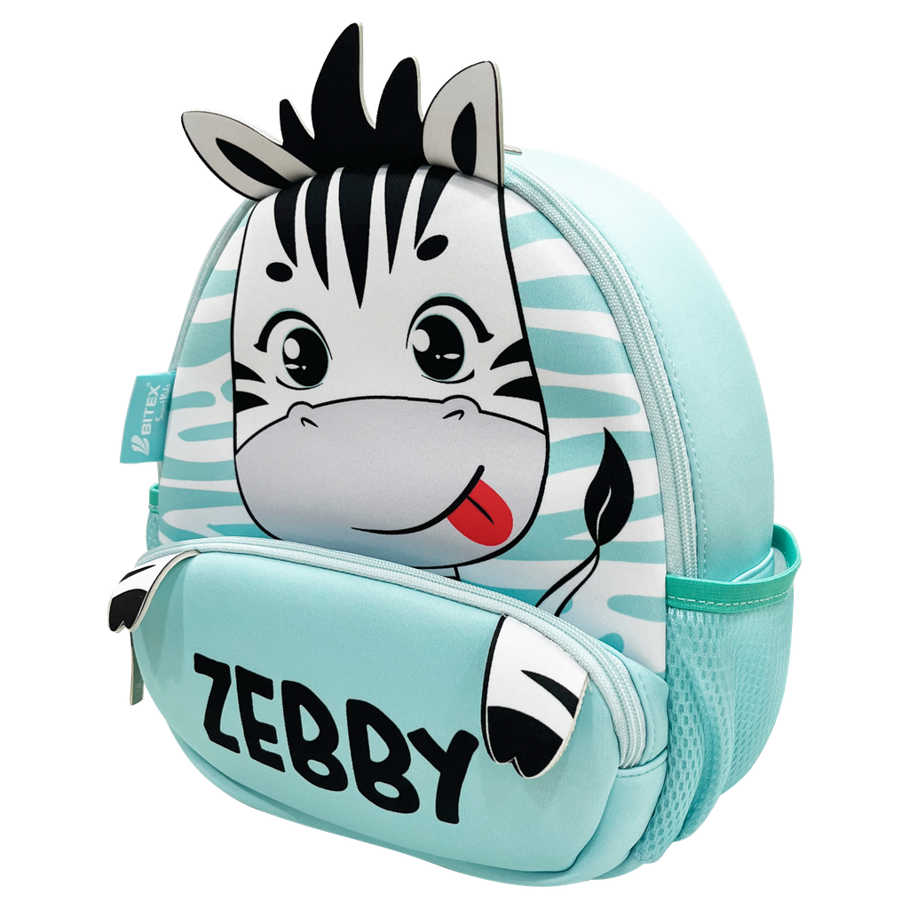 Ba lô mẫu giáo Cute Pets-Zebby B-043 Xanh ngọc