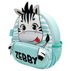 Ba lô mẫu giáo Cute Pets-Zebby B-043 Xanh ngọc
